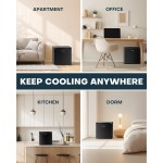 1.7 Cu.ft Mini Fridge with Freezer, Dorm Essentials, Adjustable Thermostat, Energy Saving, Low Noise, Single Door Compact Refrigerator for Dorm, Office, Bedroom, Black-FR17 1.7 Cu.ft Mini Fridge with Freezer, Dorm Essentials, Adjustable Thermostat, Energy Saving, Low Noise, Single Door Compact Refrigerator for Dorm, Office, Bedroom, Black-FR17