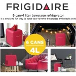 Retro Mini Compact Beverage Refrigerator, for Keeping Office Lunch Cool (RED) 1 gallon. Retro Mini Compact Beverage Refrigerator, for Keeping Office Lunch Cool (RED) 1 gallon.