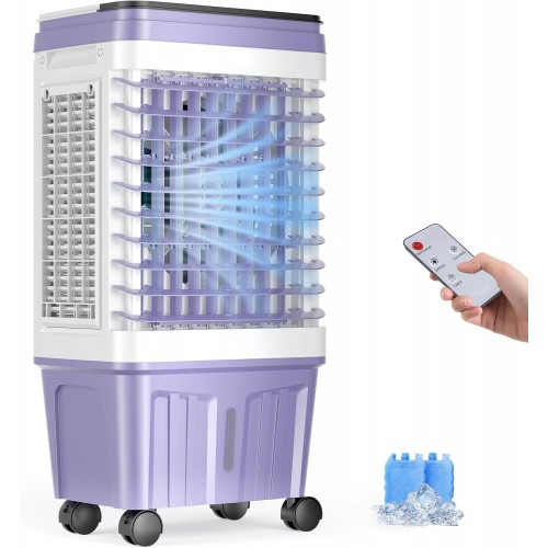 3000 CFM Windowless Portable Air Conditioners, Evaporative Air Cooler with 6.87 Gal Water Tank, 3 Speeds & 4 Modes, 120° Oscillation, 15H Timer Air Cooler for Home, Kitchen, Bedroom 3000 CFM Windowless Portable Air Conditioners, Evaporative Air Cooler with 6.87 Gal Water Tank, 3 Speeds & 4 Modes, 120° Oscillation, 15H Timer Air Cooler for Home, Kitchen, Bedroom